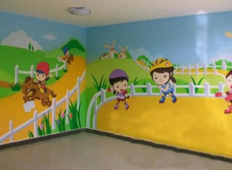 石台幼儿园墙体彩绘制作流程及注意事项