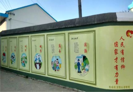 石台文化墙施工攻略