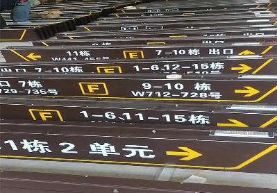 石台广告标识中，常见的几种安装方式。